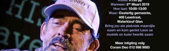 Vir die liefde van stories konsert met Leon Ferreira