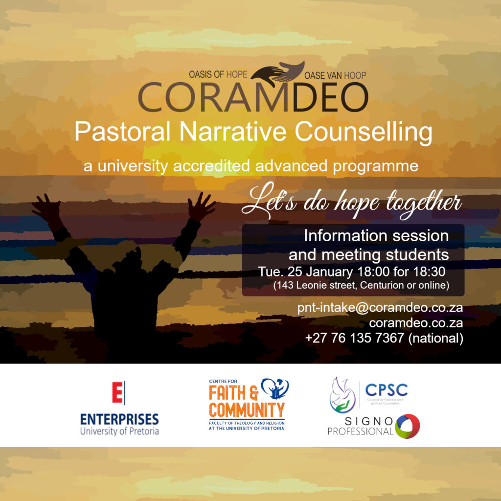 Studying Pastoral Narrative Therapy 2022 information session